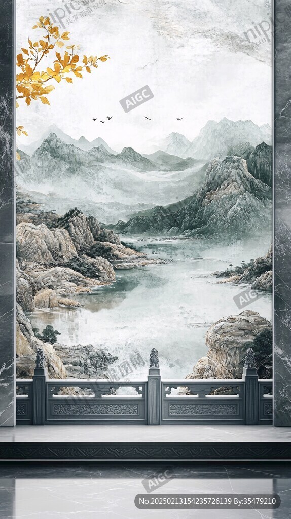 大氣山河屏風(fēng)