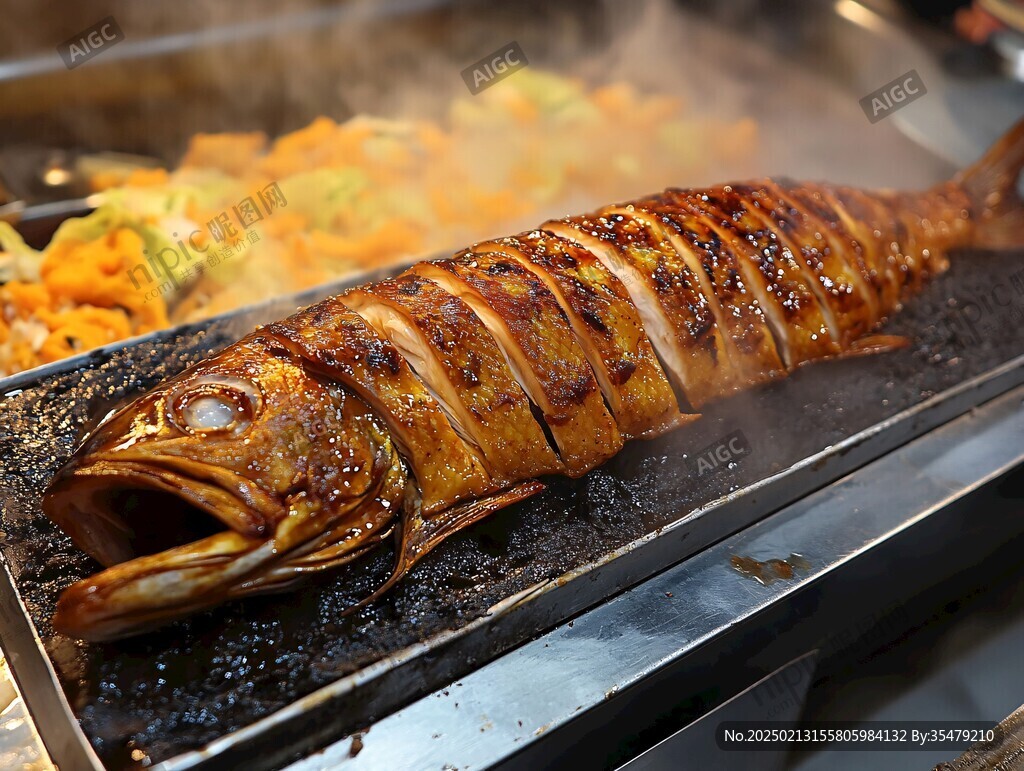 炭烤金吉魚