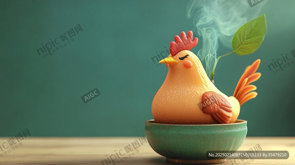 創(chuàng)意雞形象設(shè)計