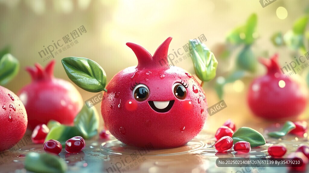 番茄卡通形象ip