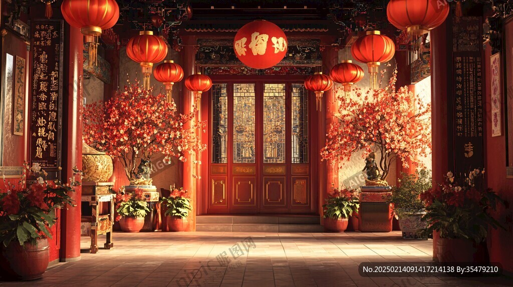 喜堂場景