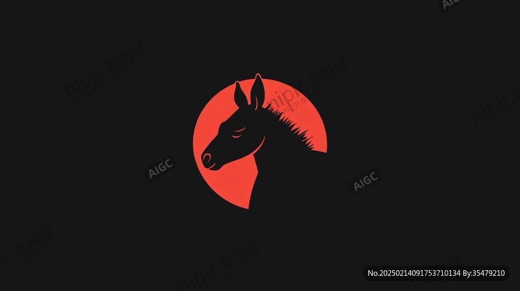 馬主題logo