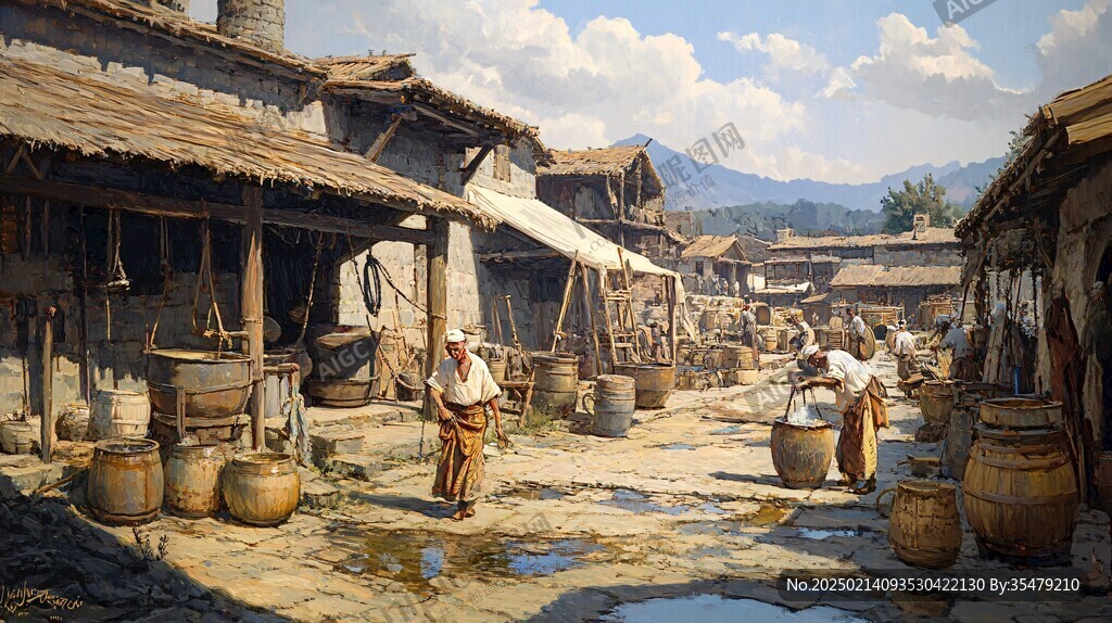 古代貿(mào)易場景復(fù)原