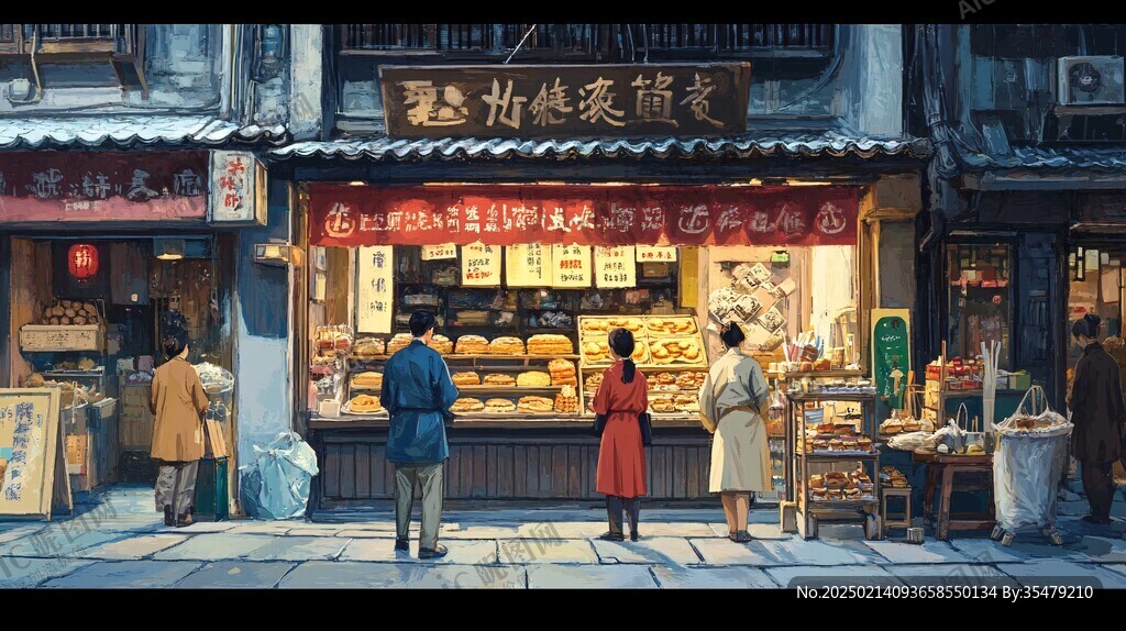 黃橋燒餅場景