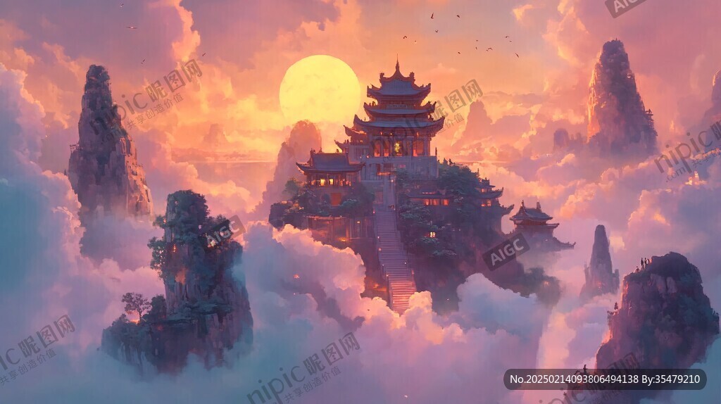 古風(fēng)仙境天上宮闕