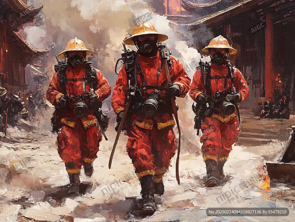 消防人物像