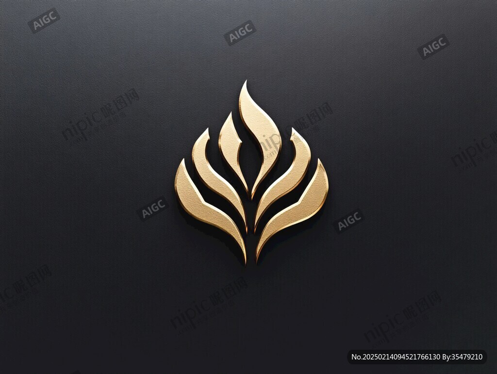 金色麥logo穗