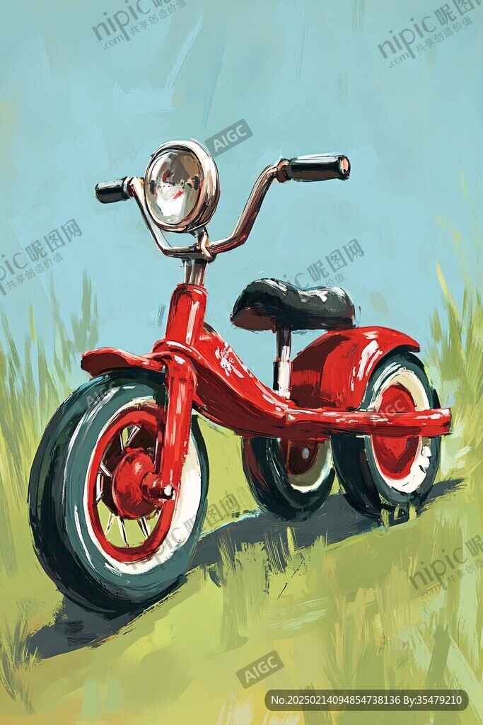 插畫電動車
