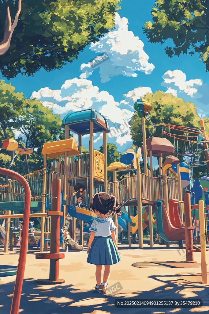 插畫夏天