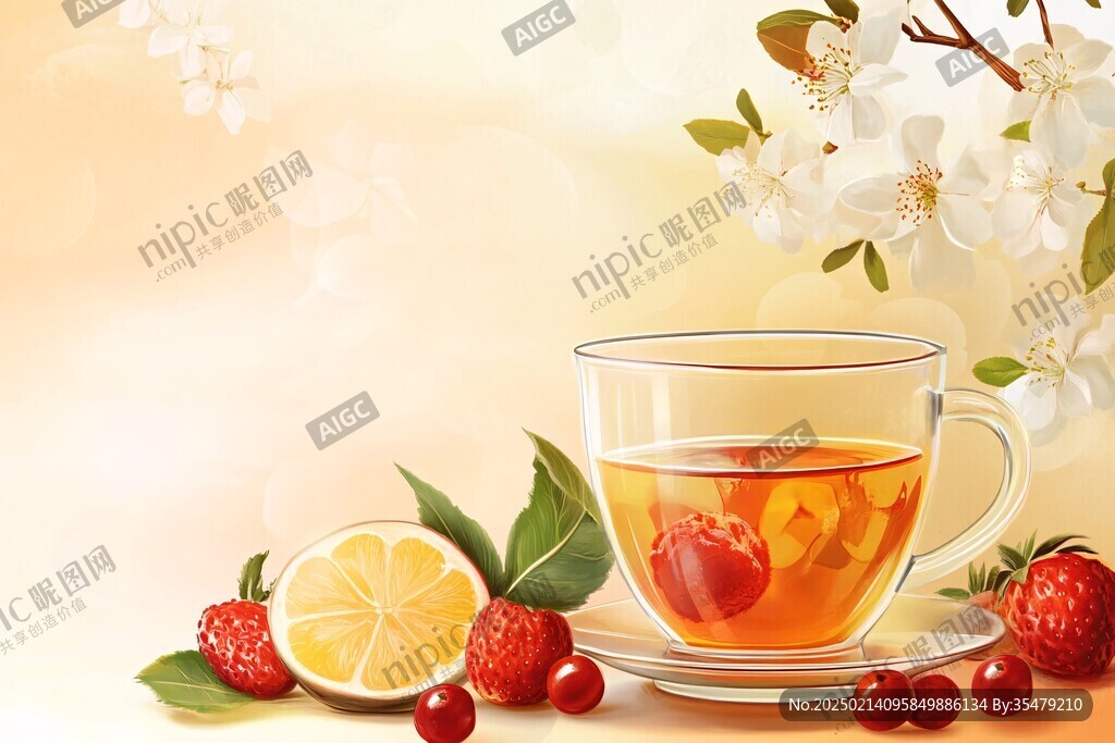 果茶背景素材