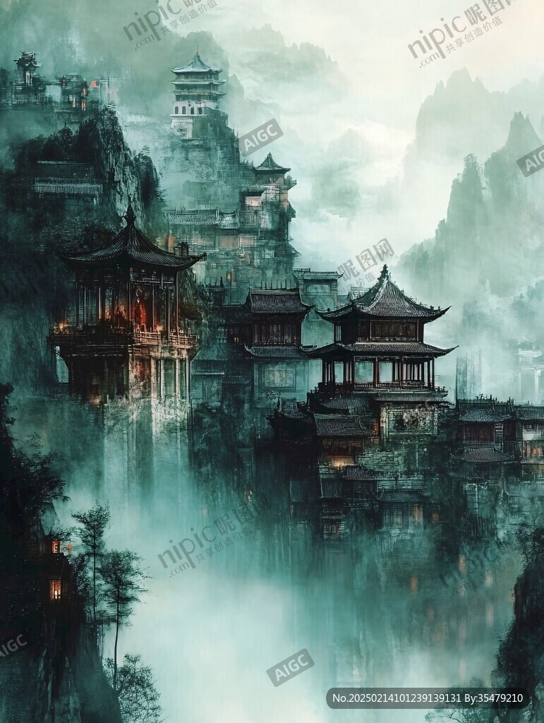 古風仙境天上宮闕