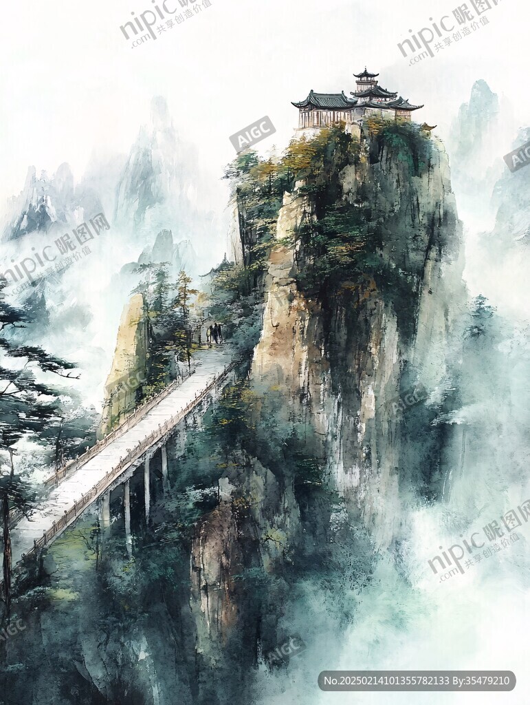 華山插畫