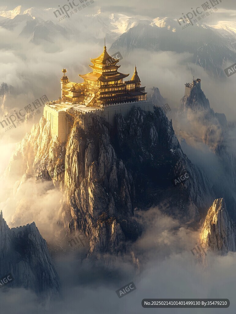 霧中金頂