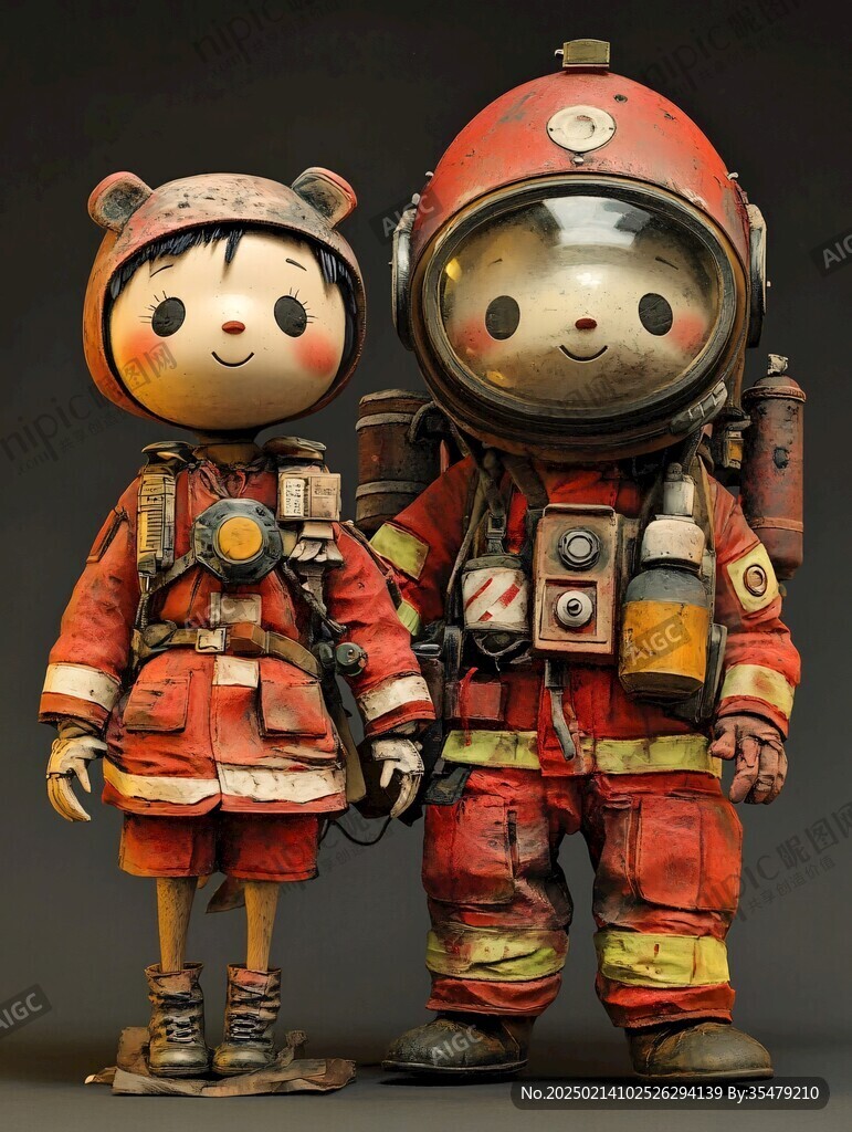 宇航服卡通小熊