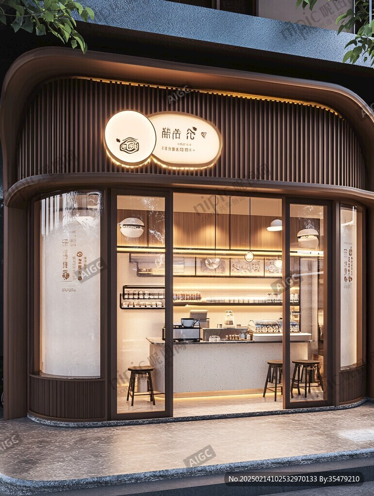 香稻亭門頭設(shè)計