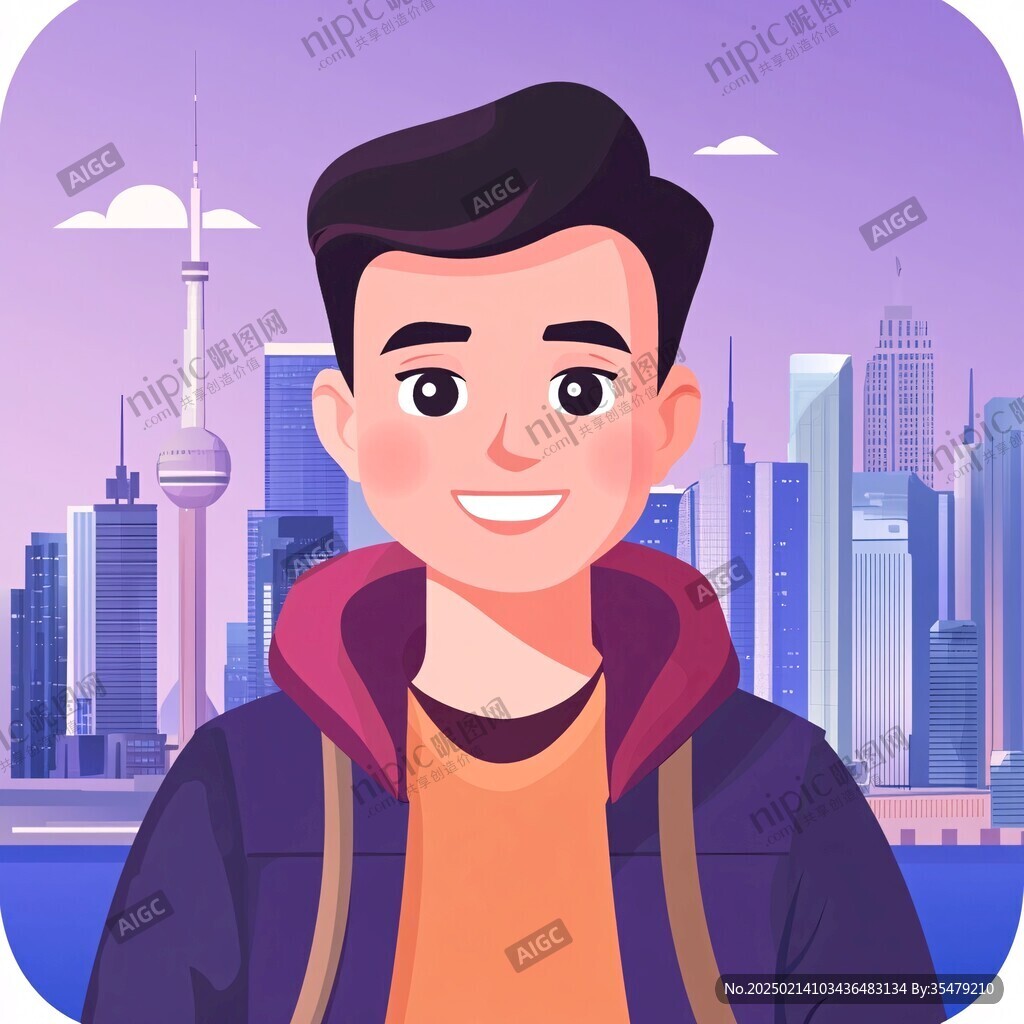 北上廣深插畫科技旅游