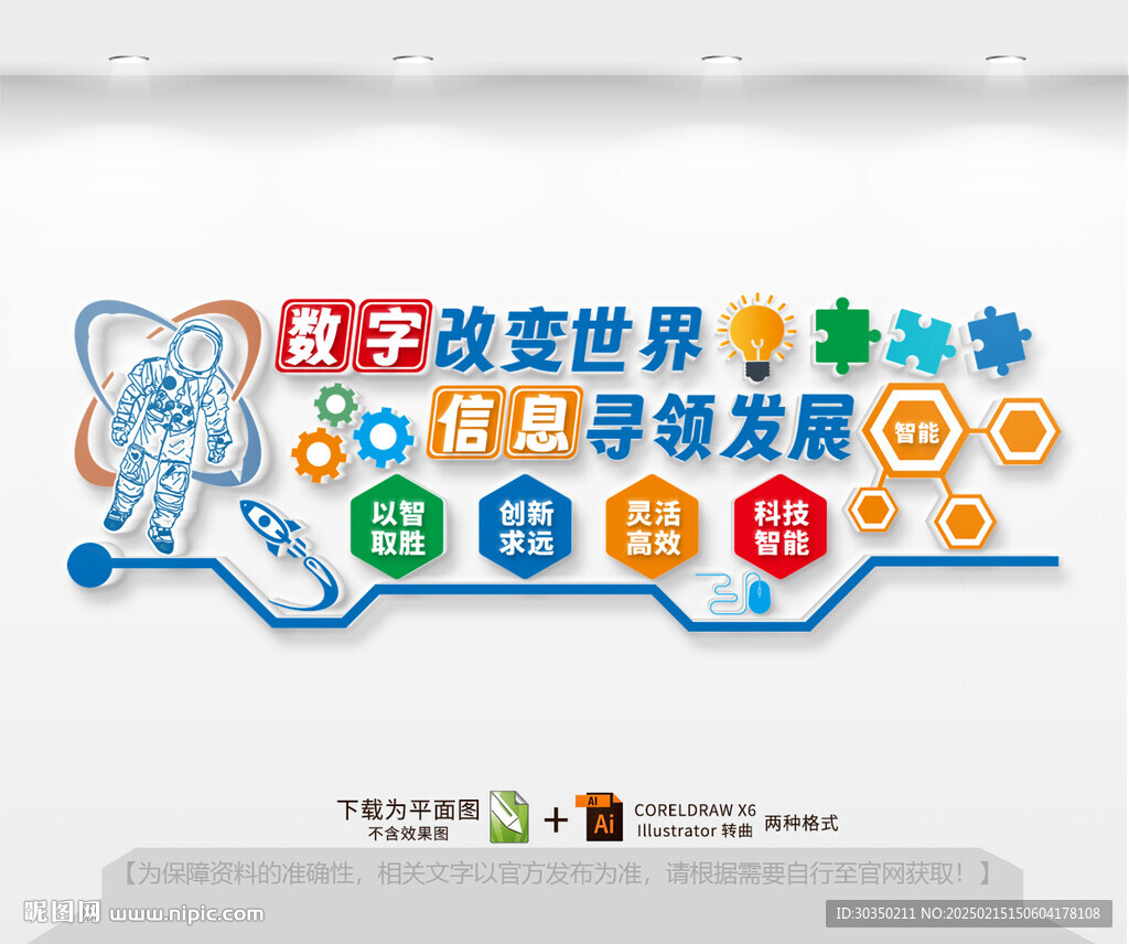 智能科技文化墻