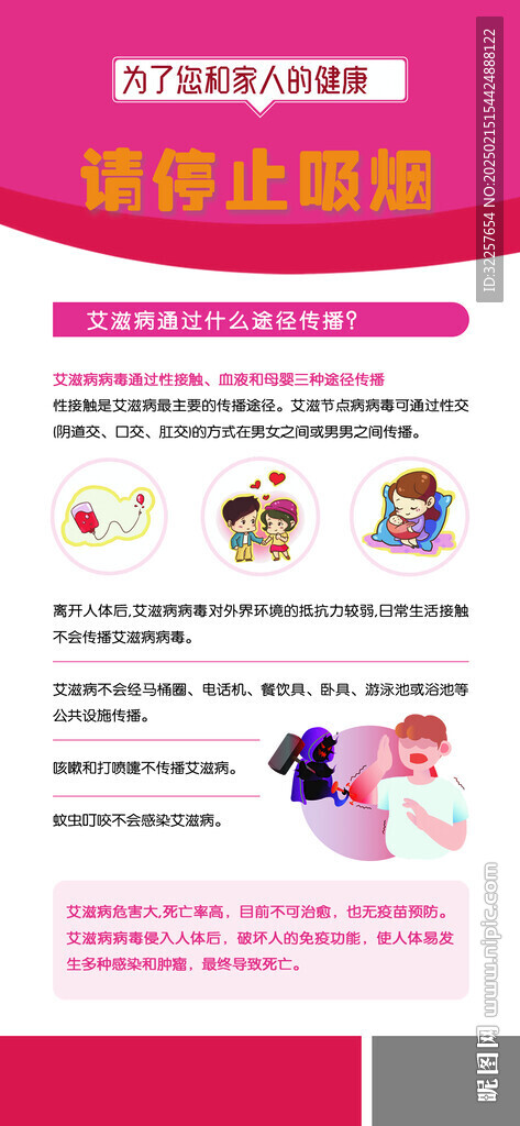 艾滋病展架