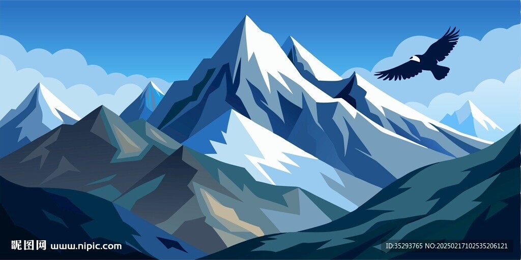 雪山雄鷹