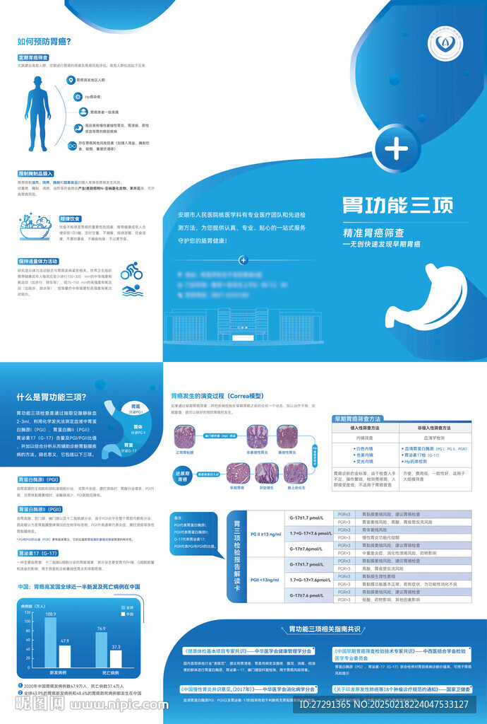 胃功能三項三折頁
