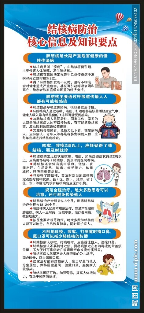 結核病日展架