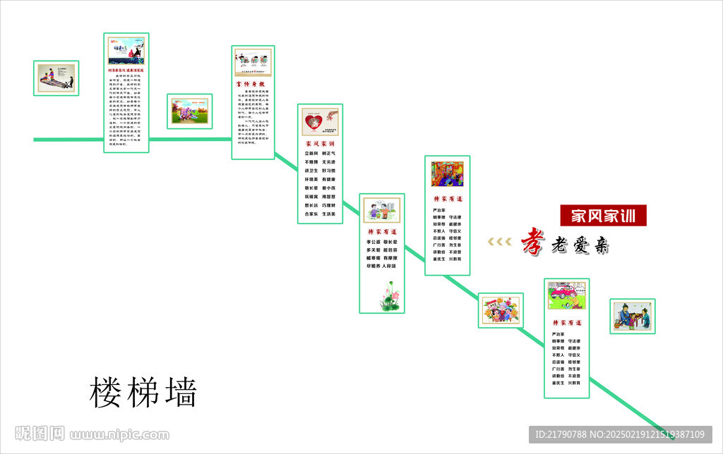 樓梯文化墻