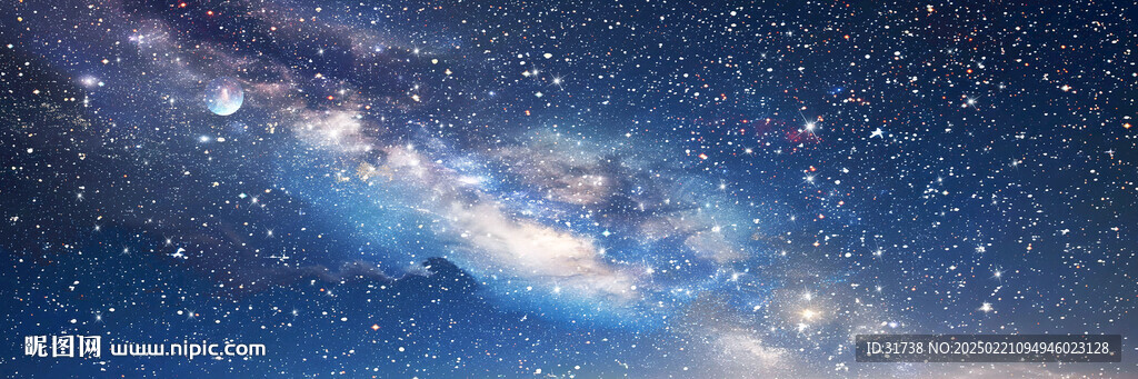 巨幅宇宙星空素材背景