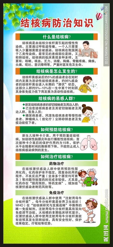 結核病日展架