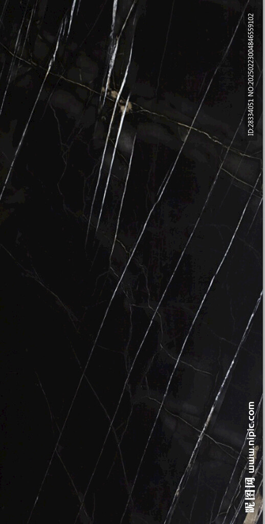 高清黑白根銀白龍大理石
