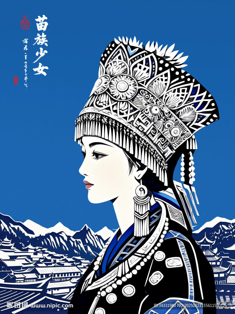 苗族少女
