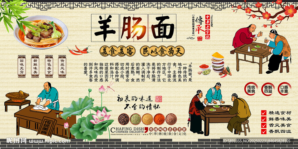 羊腸面
