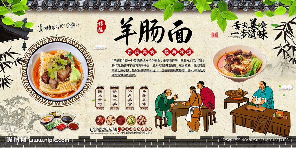 羊腸面