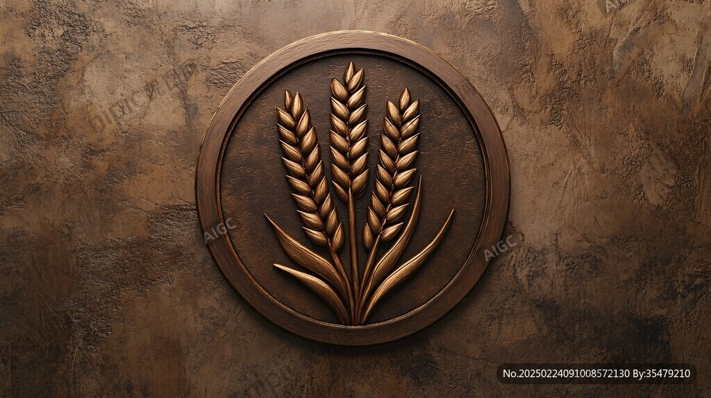 金色麥logo穗