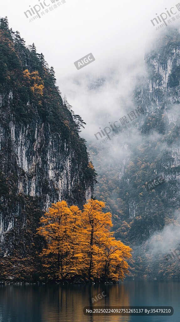 神女峰景區秋天