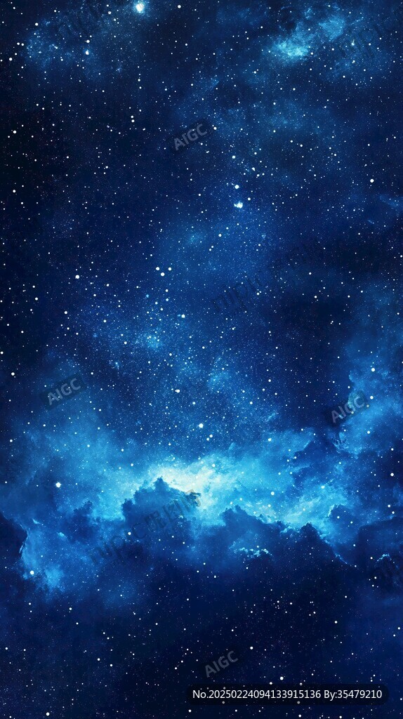 夜幕下的星空
