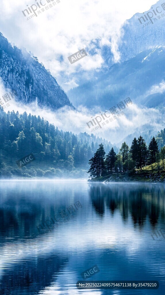 奇墅湖晨霧