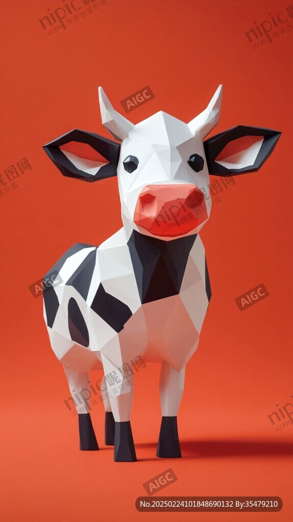 低多邊形動物