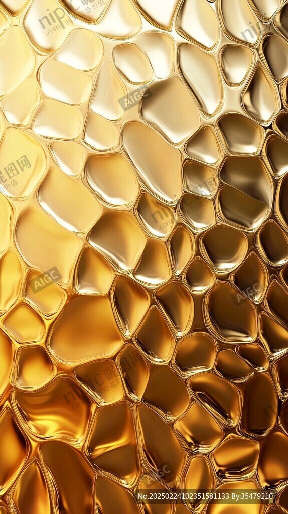 金色蟒皮紋