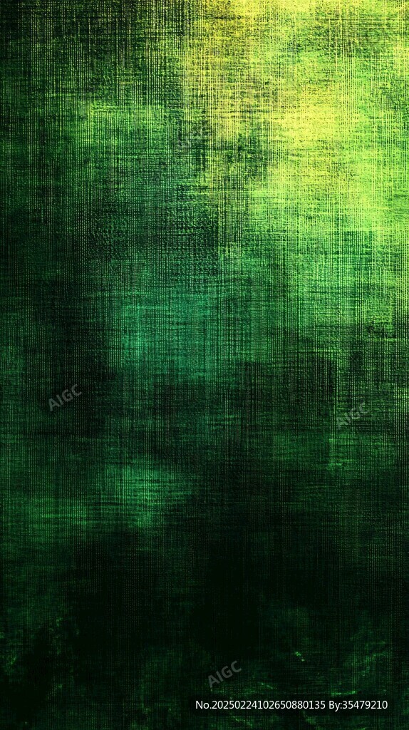 暗綠油畫