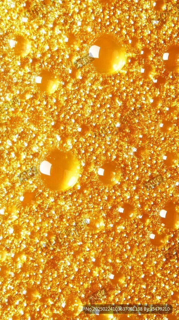 金屬質感水珠