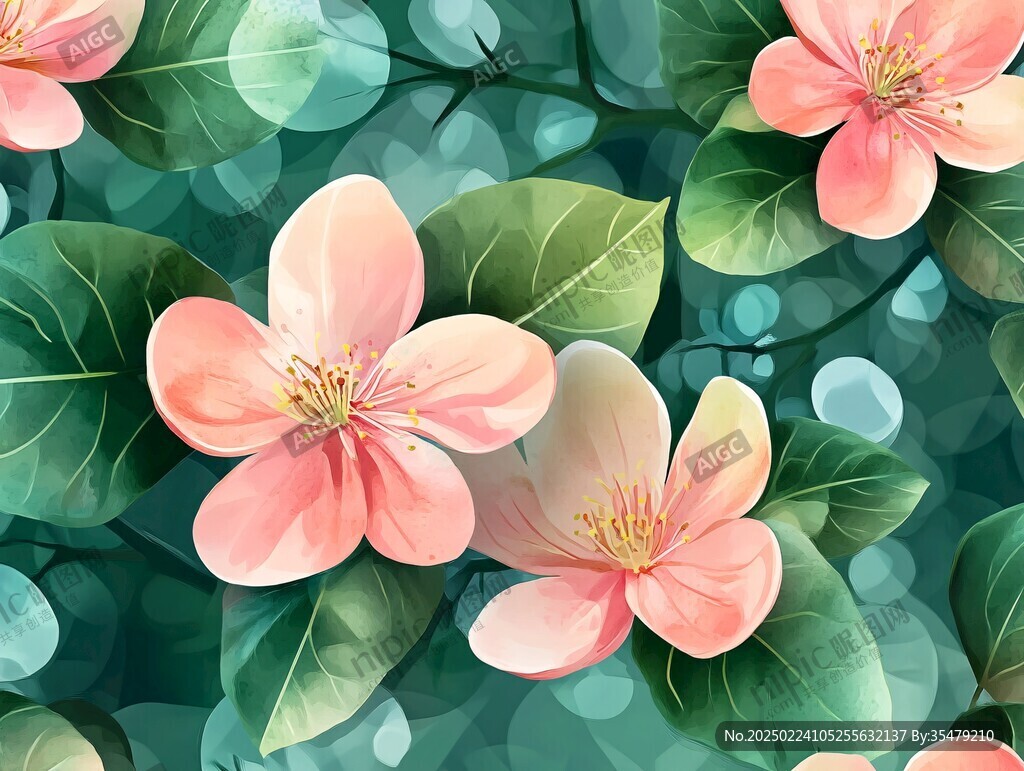 炫彩花朵壁紙
