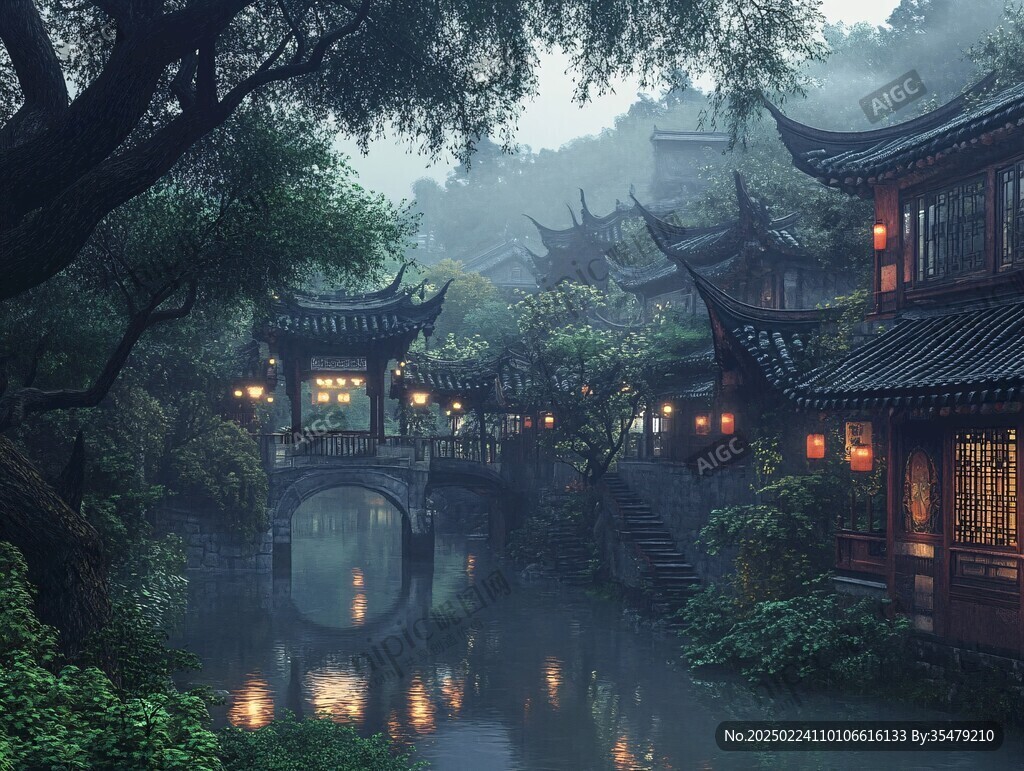 唯美江南風光
