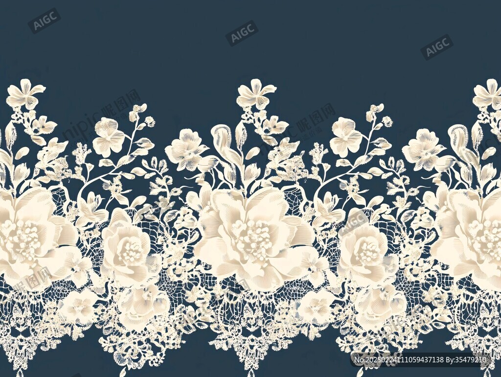 金色牡丹花紋