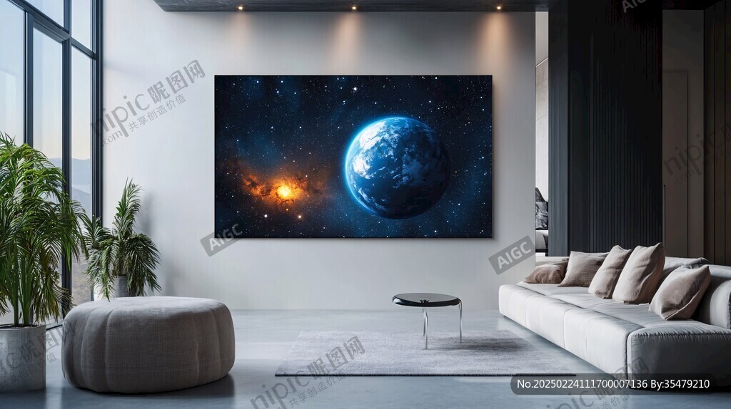 星球背景墻