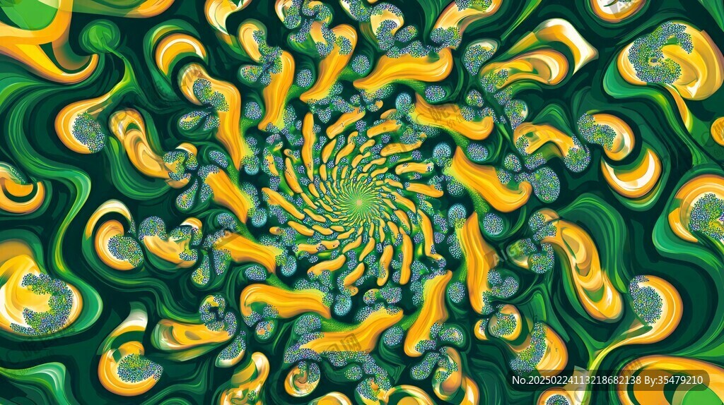 3d印花旋渦背景