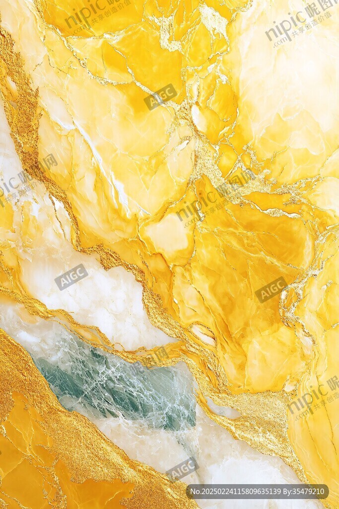 高清杏黃色大理石紋