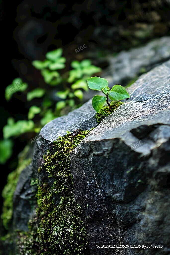 石縫里的小草