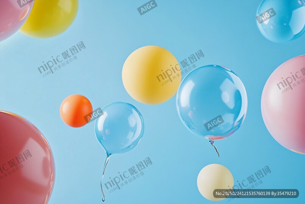 氣球背景實拍