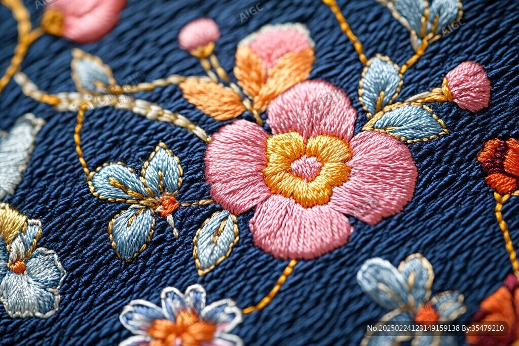 刺繡素材