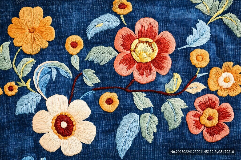 刺繡素材
